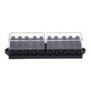10 Trade Fuse Box Fuse Holder for Car Automotive Blade Fuse 2V Plastic L6Q7