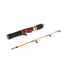 Ice Fishing Rod Winter Outdoor Portable Fishing Pole Tackle Tool Red 52cm