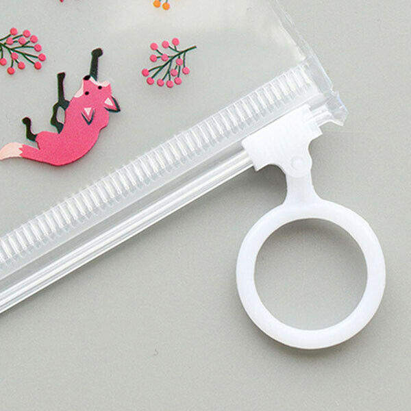 3 Pcs Mysterious Small Flowers Animals Pvc Waterproof Pencil Cases Statione F5R4