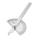 15Cm`180 Degree Adjustable Protractor Multifunction Stainless Steel Angle Rul ME
