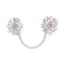 Retro Shawl Clips with Chain - Pack of 3 - Cardigan Shrug Sweater Clips Clasp,