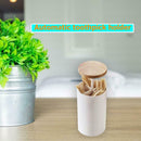 Toothpicks Storage Box Home Living Room Press Automatic Cotton Swabs Holder