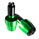 Universal 22mm 7/8" Handlebar Grips End Plug Grip Ends Cap Motorcycle Green