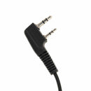 1X(2 Pin Noise Canceling Headset Headphone With Ptt Mic For Walkie Talkie K