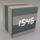 Simple Noiseless LED Digital Alarm Clock Thermometer Date Voice Control