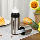 Stainless Steel Oil Vinegar Spray Bottles Gravy BBQ Mist Refillable Sprayer