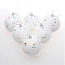 6X White Snowballs Ornaments Christmas Tree Hanging Holiday Party Home Decor ME