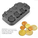 Euro Coin Dispenser Storage Coins Storage Box Dispenser M9U2