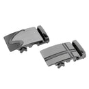 Lot 2 Men Fashion Automatic Ratchet Belt Buckle for Leather Belt