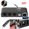 4 Way Car Cigarette Lighter Power Socket Charger Adapter Dual USB Port Twin l-