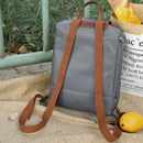 Backpack Casual Simple Small Backpack Zipper Folding Student Travel Bag