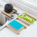 Natural Wood Soap Tray Holder Dish Storage Bath Shower Plate Home BathroomWash