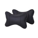 1pc Car Seat Headrest Pad Memory Foam Leather Head Neck Rest Cushion Pillow