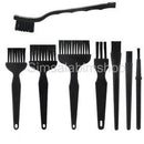 8 in 1 Plastic Small Portable Handle Nylon Anti Static Cleaning Brush Black