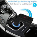 Bluetooth Car Kit Handsfree FM Transmitter Radio MP3 Player USB Charger & AUX