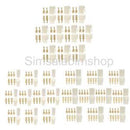 10 Kits 4 Way Pin 6.3mm Electrical Locking TAB Connector Plug & Socket Kit