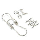 7 Sets IQ Test Toys Mind Game Brain Teaser Metal Wire Puzzles Magic Trick