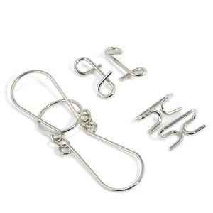 7 Sets IQ Test Toys Mind Game Brain Teaser Metal Wire Puzzles Magic Trick