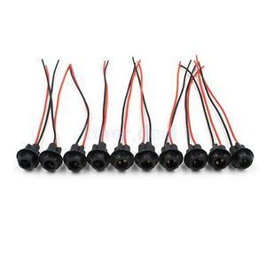 10pcs T10 W5W Car Socket Extension Wedge Base Light Connector Fittings