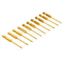 10Pcs 3mm Slotted Spear Head Tungsten Carbide Drill Bit for Mirror Ceramic