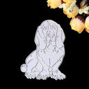 Dog Metal Cutting Dies Stencil DIY Scrapbooking Embossing Album Paper Card Craft