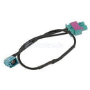 Dual Male Fakra to One Female Car Radio Aerial Antenna Adapter for VW AUDI