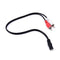 3.5mm 1/8" Stereo Female to 2 Male RCA Jack Adapter AUX Audio Y Cable Splitter
