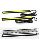 2pcs Waterproof 12V LED COB Car Auto DRL Driving Daytime Running Lamp Fog Light