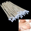 100Pcs Medical Swabs 6'' Long Wood Handle Sturdy Cotton Applicator Swab Q-tip