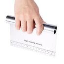 Stainless Steel Smoother Edge Cake Scrapers Kitchens Flour Pastry Cake Tool Best