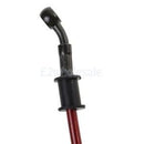 Motorcycle Braided Steel Brake Clutch Oil Hose Line Pipe Tube 50cm Red