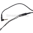 3.5mm Earphone Audio Cable Connector Repair Replacement Headphone Braid Line