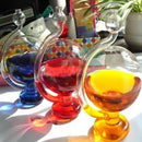 Glass Barometer Rain Shine Weather Forecast Bottle & Red Pigment DIY Decor
