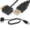 Convertor + USB 2.0 Male Charger Cable Lead Splitter Adapter 50cm HDMI M/F