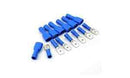 Hot 100 Pcs Metal Assorted Electrical Wire Terminal Spade Connectors Male Female
