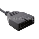 Car Error Fixing 12 Pin To 16 Pin OBD2 OBDII Scanner Cable Adapter For GM