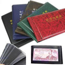 Paper Money Pocket Wallet Currency Banknote Collection Album for 20 Notes Pages