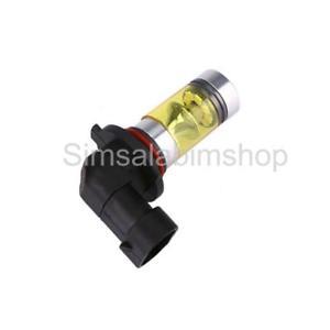 Pair H10 9145 100W LED Fog DRL Driving Lights Car Head Light Bulbs Yellow