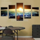 Modern Wall Hanging Canvas Picture Art Print Painting Home Decor Sunrise-S