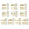 10 Kits 4 Way Pin 6.3mm Electrical Locking TAB Connector Plug & Socket Kit