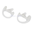 6 Pairs Replacement Medium Silicone Earbud for Two-Way Radio Audio Earphone