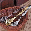 10pcs Retro Shape Handle Coffee Spoon Tea Dessert Soup Condiment Scoop