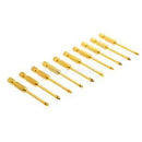 10x 4mm Hex Shank Crossed Spear Head Drill Bit for Glass Tile Mirror Ceramic