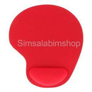Soft Comfort Mousepad Mat W/ Gel Wrist Rest Support For Computer Laptop Red