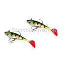 5Pcs 8.5cm Soft Plastic Baits Lures Lead Jig Head Fishing Tackle Sharp Hooks