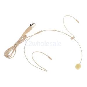 Professional Ear Hook Wired Headworn Condenser Microphone 3Pin Skin Color