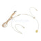 Professional Ear Hook Wired Headworn Condenser Microphone 3Pin Skin Color