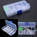 Fishing Lures Hook Bait Plastic Storage Box Adjustable Case Tackle Accessory
