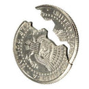 Magic Close-Up Street Trick Bite Coin Bite And Restored Half Dollar illusion SPU