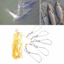 Stainless Steel Live Fish Lure Lock Belt Fishing Lock Buckle Tackle Accessories